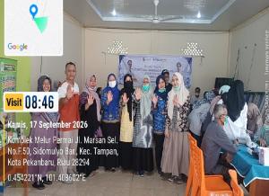 Seratus Warga RW 16 Perum Melur Permai Ikuti Tracing TB, drg Gina Berikan Edukasi Singkat